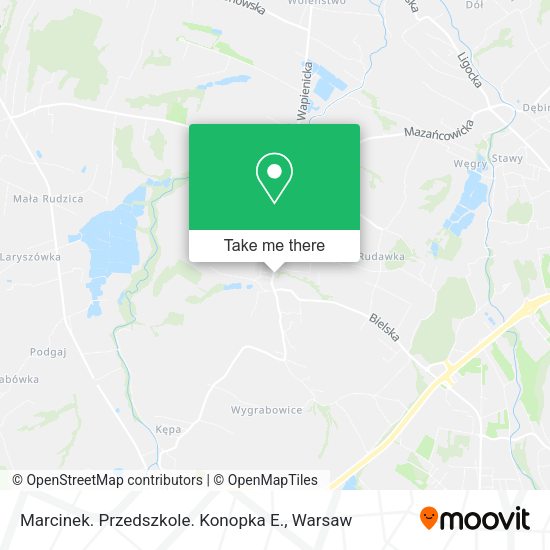 Marcinek. Przedszkole. Konopka E. map