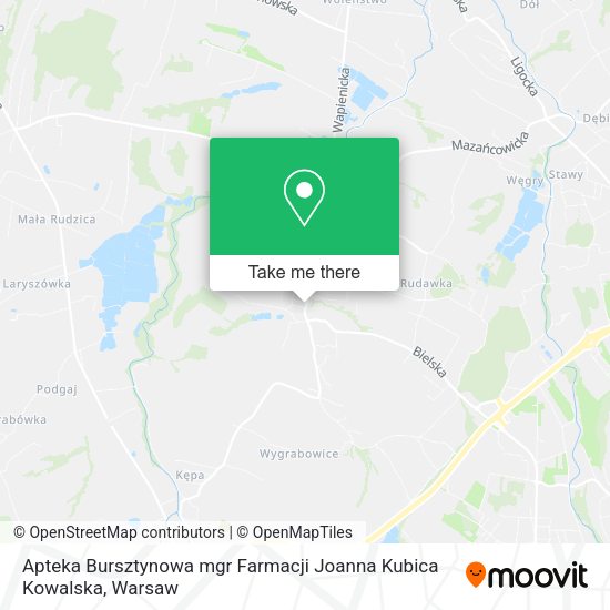 Apteka Bursztynowa mgr Farmacji Joanna Kubica Kowalska map