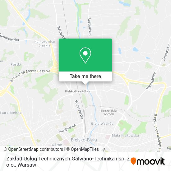 Zakład Usług Technicznych Galwano-Technika i sp. z o.o. map