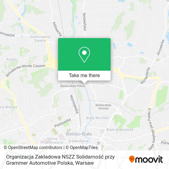 Organizacja Zakładowa NSZZ Solidarność przy Grammer Automotive Polska map