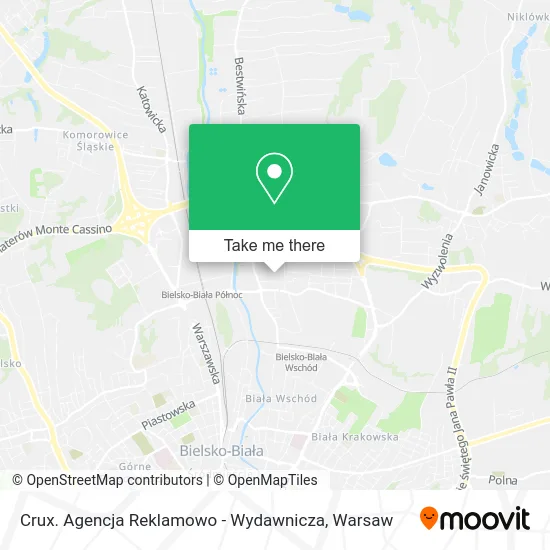 Crux. Agencja Reklamowo - Wydawnicza map