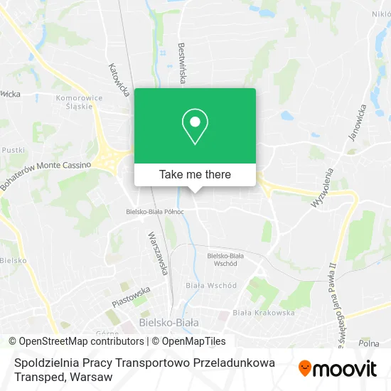 Карта Spoldzielnia Pracy Transportowo Przeladunkowa Transped