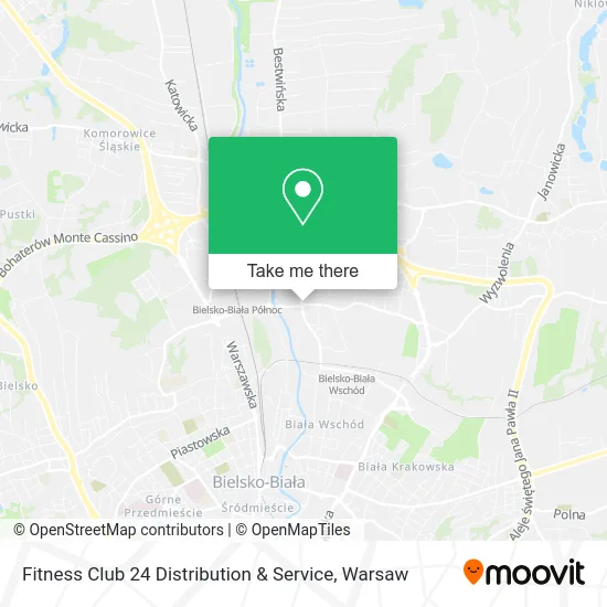 Карта Fitness Club 24 Distribution & Service