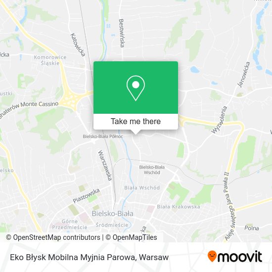 Eko Błysk Mobilna Myjnia Parowa map