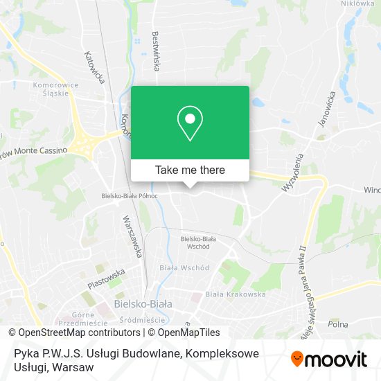 Pyka P.W.J.S. Usługi Budowlane, Kompleksowe Usługi map