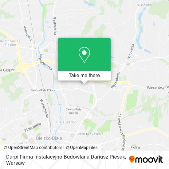 Darpi Firma Instalacyjno-Budowlana Dariusz Piesak map