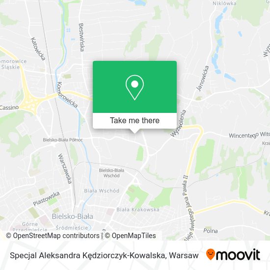 Specjal Aleksandra Kędziorczyk-Kowalska map