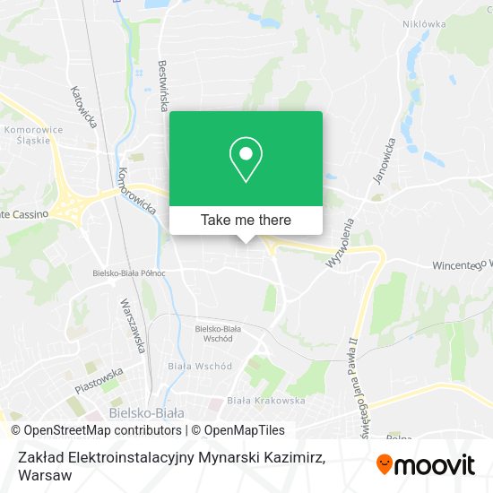 Zakład Elektroinstalacyjny Mynarski Kazimirz map