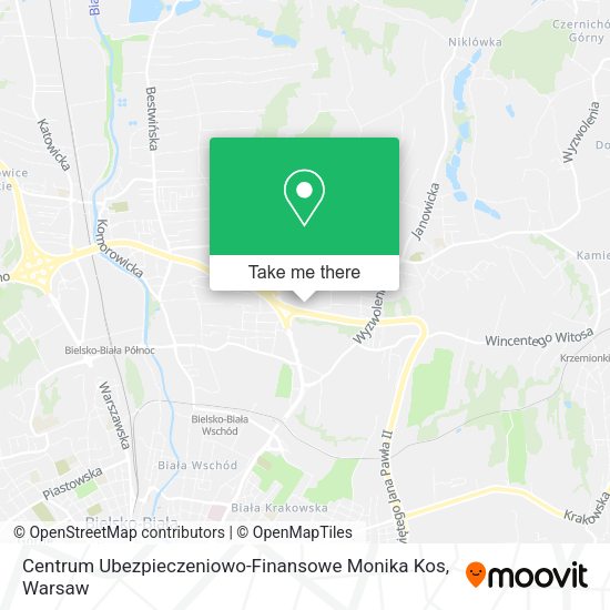 Centrum Ubezpieczeniowo-Finansowe Monika Kos map