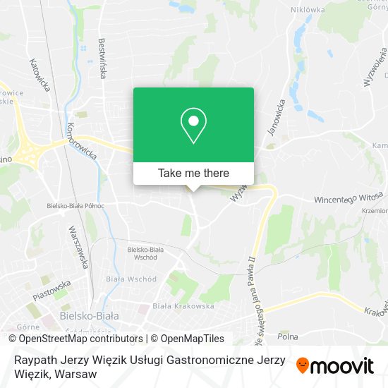 Raypath Jerzy Więzik Usługi Gastronomiczne Jerzy Więzik map