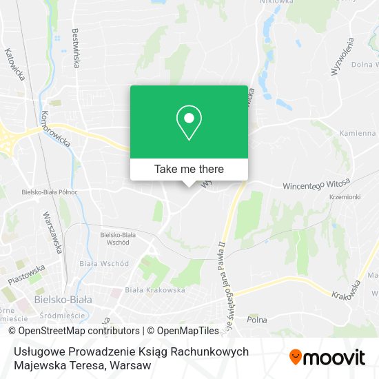 Usługowe Prowadzenie Ksiąg Rachunkowych Majewska Teresa map