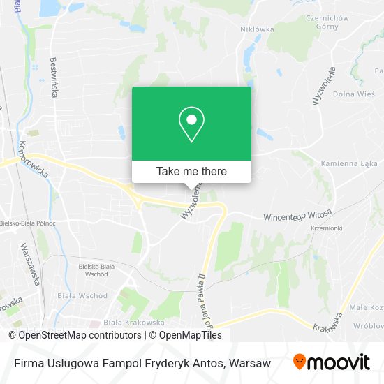 Firma Uslugowa Fampol Fryderyk Antos map