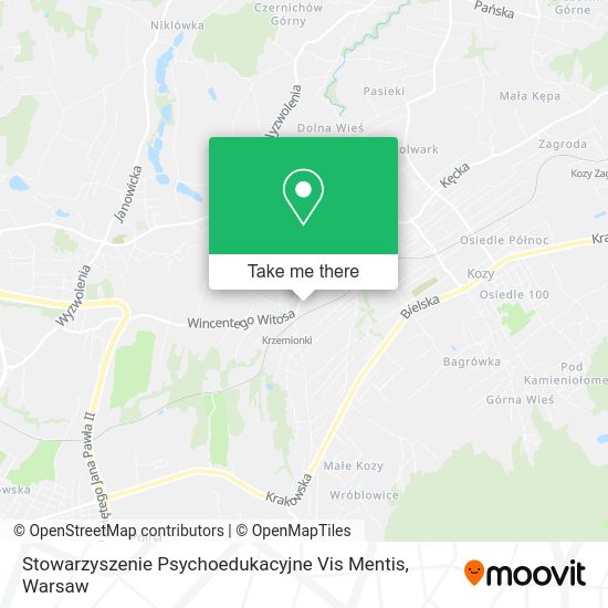 Карта Stowarzyszenie Psychoedukacyjne Vis Mentis