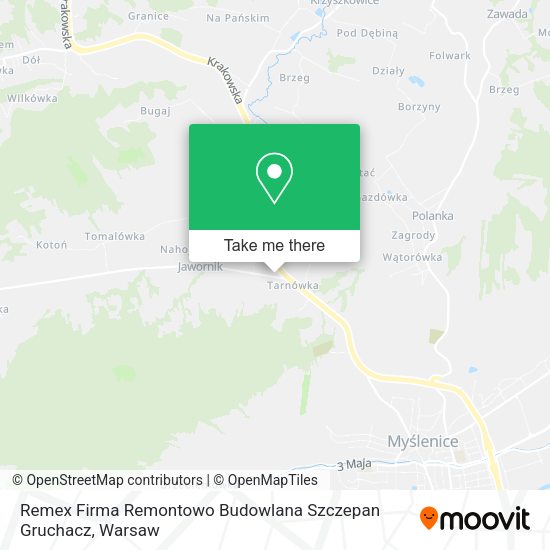 Remex Firma Remontowo Budowlana Szczepan Gruchacz map