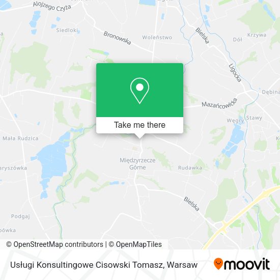 Usługi Konsultingowe Cisowski Tomasz map