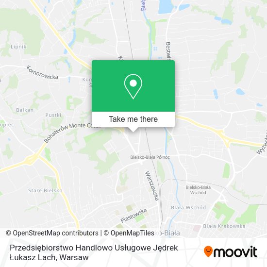 Przedsiębiorstwo Handlowo Usługowe Jędrek Łukasz Lach map