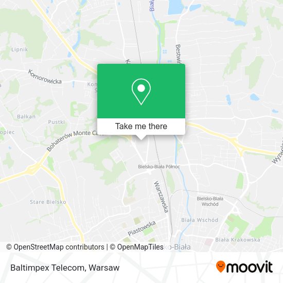 Baltimpex Telecom map