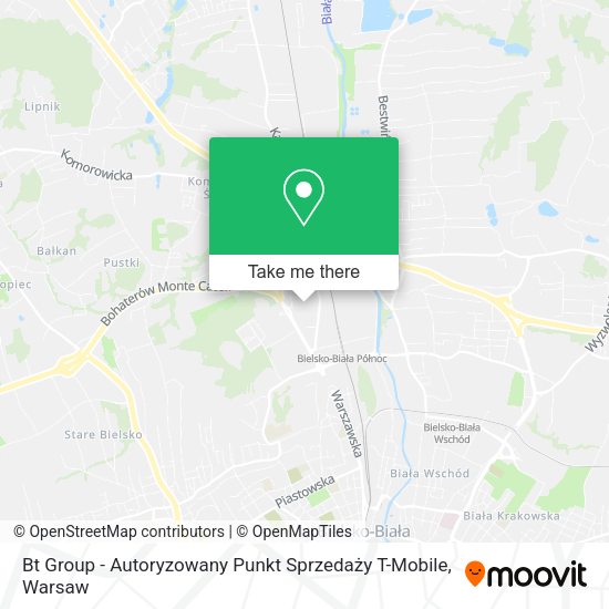 Bt Group - Autoryzowany Punkt Sprzedaży T-Mobile map