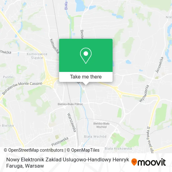 Карта Nowy Elektronik Zaklad Uslugowo-Handlowy Henryk Faruga