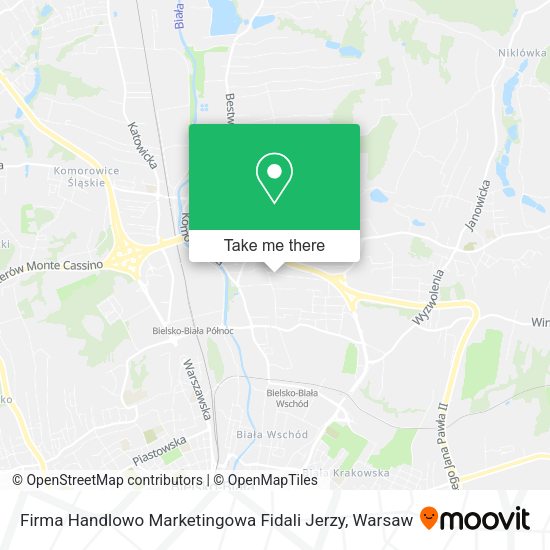 Firma Handlowo Marketingowa Fidali Jerzy map