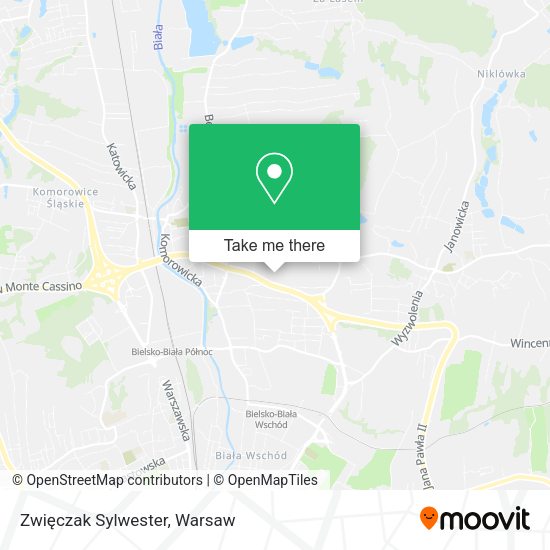 Zwięczak Sylwester map