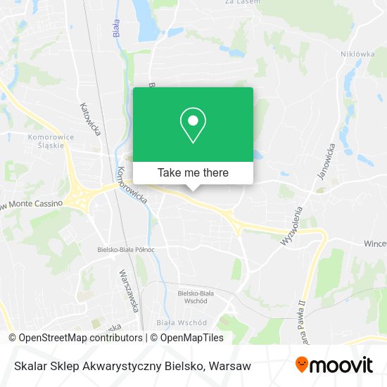 Skalar Sklep Akwarystyczny Bielsko map