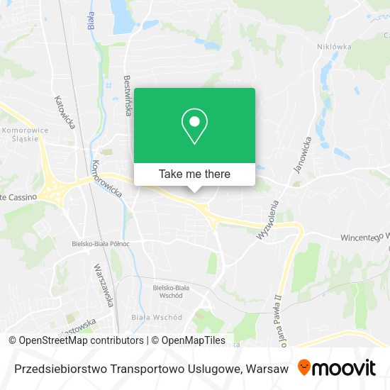 Przedsiebiorstwo Transportowo Uslugowe map