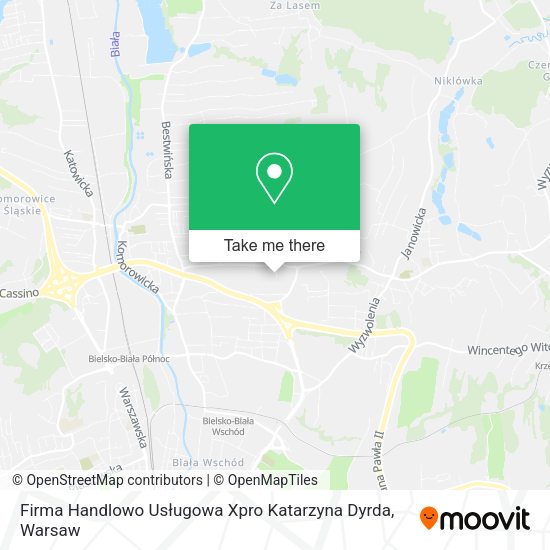 Firma Handlowo Usługowa Xpro Katarzyna Dyrda map