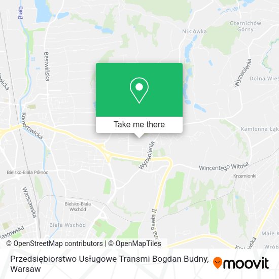 Przedsiębiorstwo Usługowe Transmi Bogdan Budny map