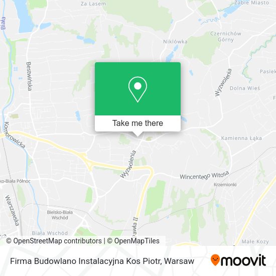 Firma Budowlano Instalacyjna Kos Piotr map