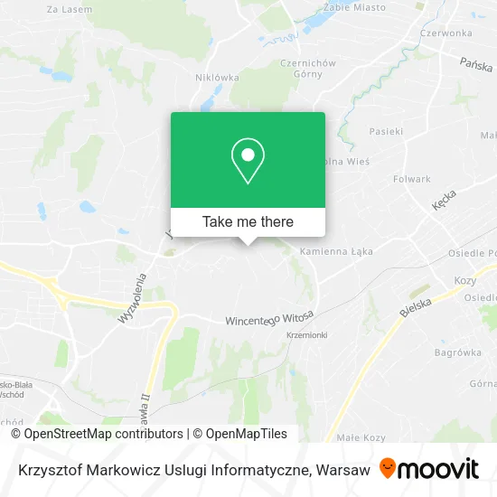 Карта Krzysztof Markowicz Uslugi Informatyczne