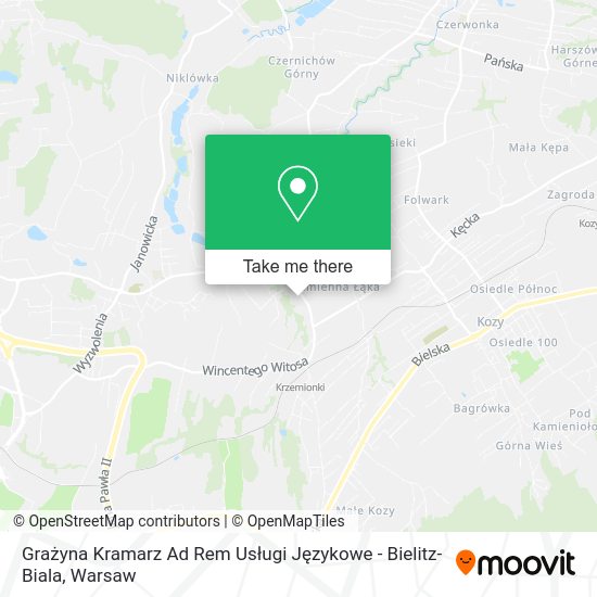 Grażyna Kramarz Ad Rem Usługi Językowe - Bielitz-Biala map