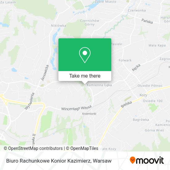 Biuro Rachunkowe Konior Kazimierz map