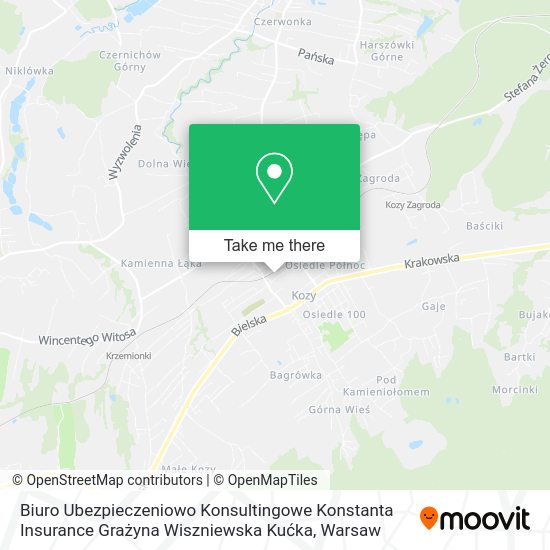 Biuro Ubezpieczeniowo Konsultingowe Konstanta Insurance Grażyna Wiszniewska Kućka map