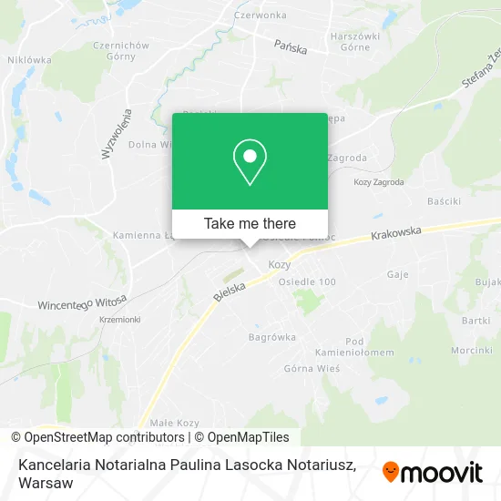 Карта Kancelaria Notarialna Paulina Lasocka Notariusz