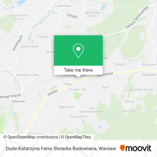 Карта Duda Katarzyna Fenix Stolarka Budowlana