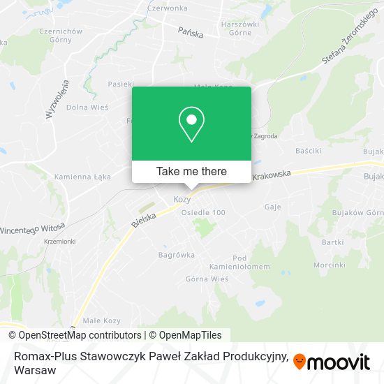 Romax-Plus Stawowczyk Paweł Zakład Produkcyjny map