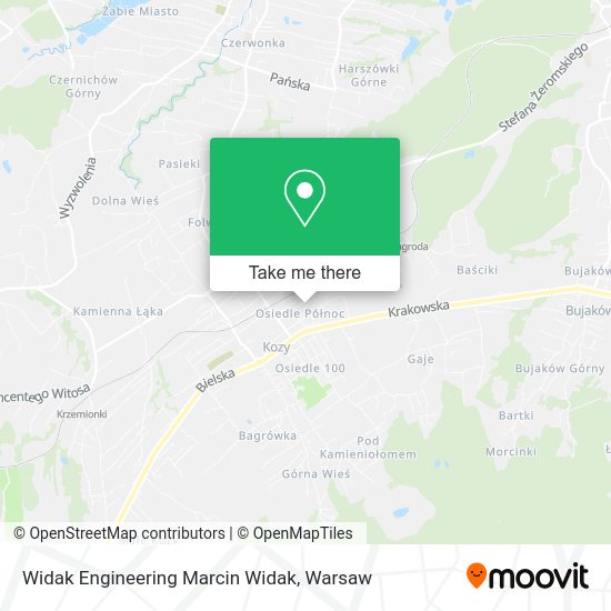 Widak Engineering Marcin Widak map