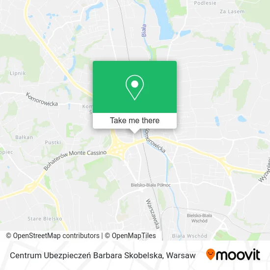 Карта Centrum Ubezpieczeń Barbara Skobelska