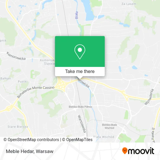 Meble Hedar map