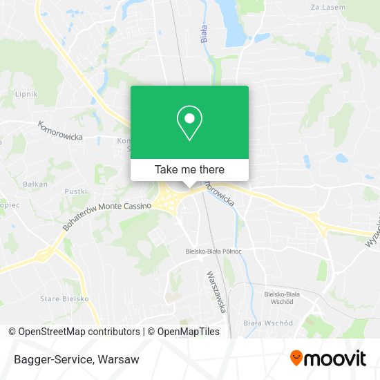 Bagger-Service map