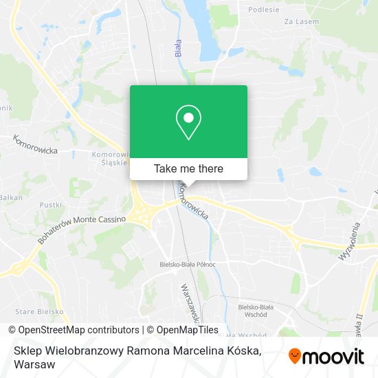 Sklep Wielobranzowy Ramona Marcelina Kóska map