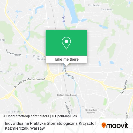 Indywidualna Praktyka Stomatologiczna Krzysztof Kaźmierczak map