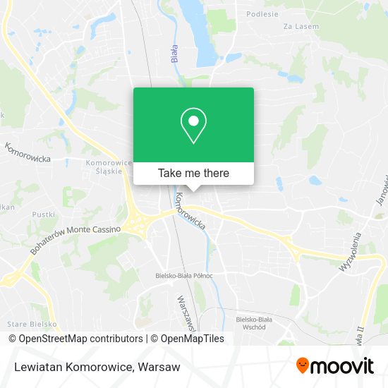 Lewiatan Komorowice map