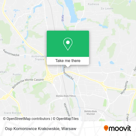 Карта Osp Komorowice Krakowskie