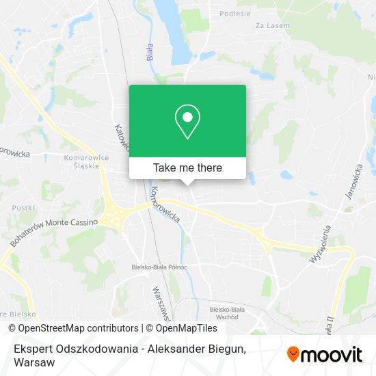 Ekspert Odszkodowania - Aleksander Biegun map