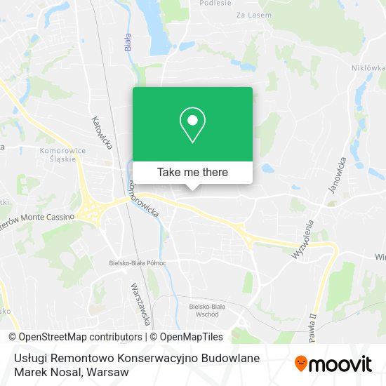 Usługi Remontowo Konserwacyjno Budowlane Marek Nosal map