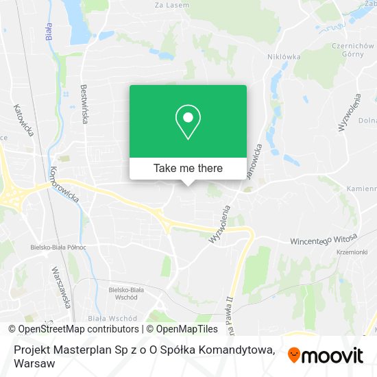 Projekt Masterplan Sp z o O Spółka Komandytowa map