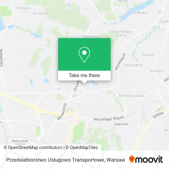 Карта Przedsiebiorstwo Uslugowo Transportowe