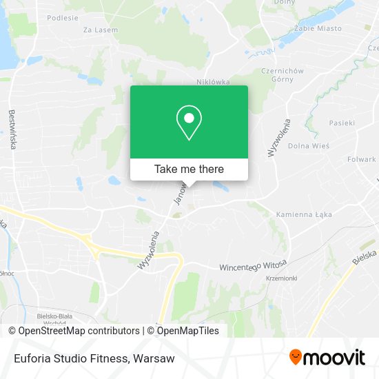 Euforia Studio Fitness map